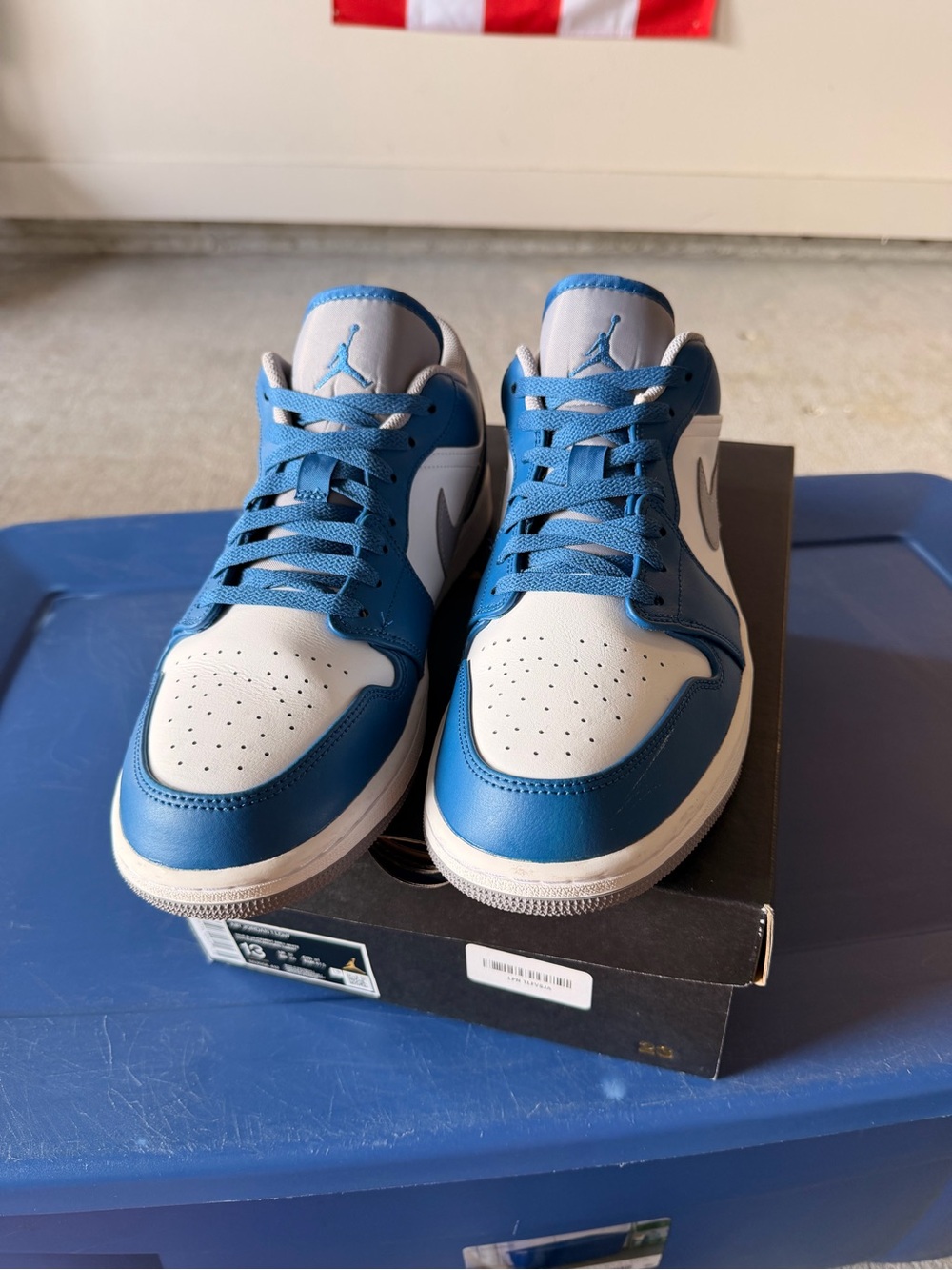 Nike Air Jordan 1 low "True Blue"sneakers size 13